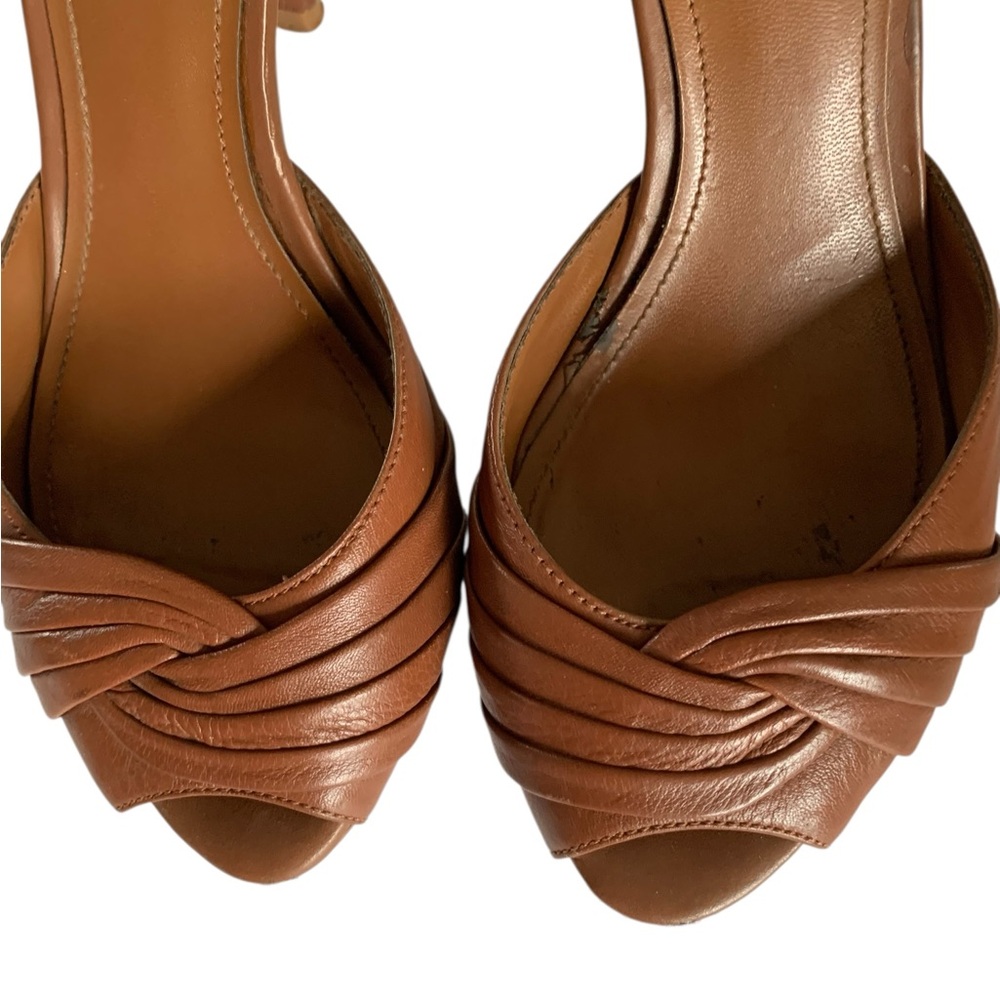 Aldo Copenhagen Brown Heels Sz 38/7.5 - Picture 4 of 10